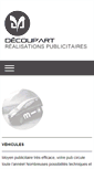 Mobile Screenshot of decoupart.ch